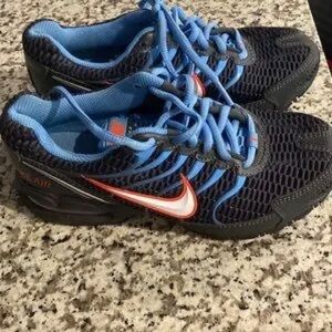Nike Blue and Dark Gray Shoes